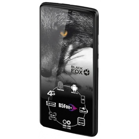 Смартфон Black Fox B5Fox+ Grey - фото 2