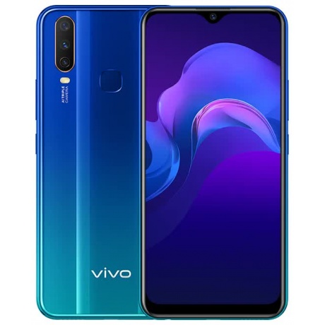Смартфон Vivo Y12 3/64GB Aqua Blue - фото 1