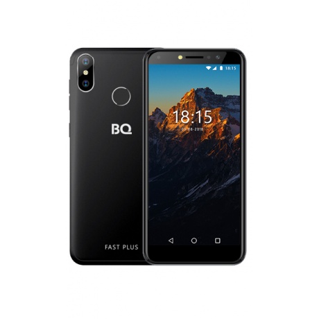 Смартфон BQ 5519L Fast Plus Black - фото 1