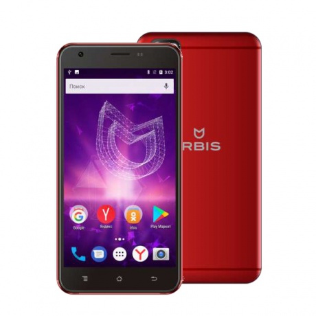 Смартфон Irbis SP514 8GB красный - фото 1