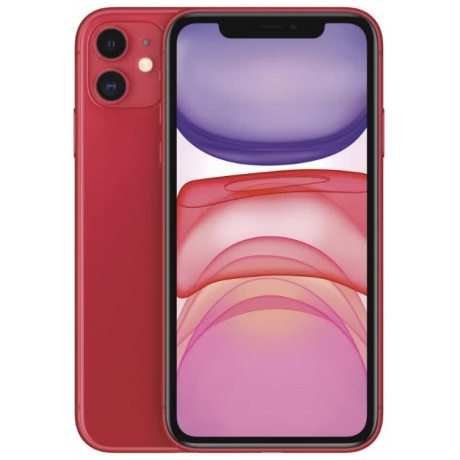 Смартфон Apple iPhone 11 64Gb Product Red (MWLV2RU/A) - фото 1