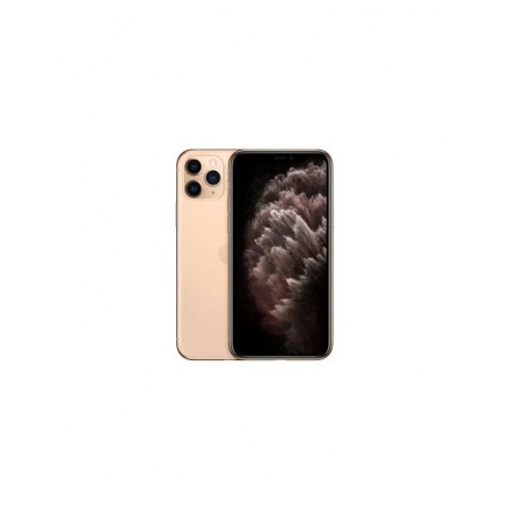 Смартфон Apple iPhone 11 Pro 256Gb Gold (MWC92RU/A) - фото 1