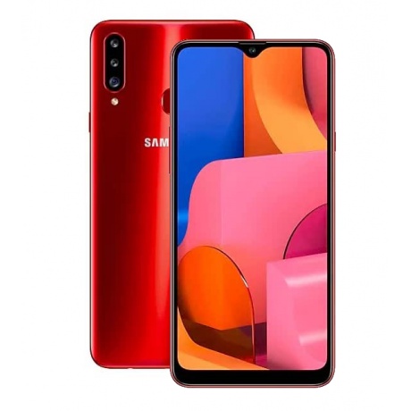 Смартфон Samsung Galaxy A20s 32Gb SM-A207F Red - фото 1