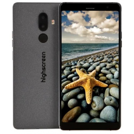 Смартфон Highscreen Power Five Max 2 4/64GB black - фото 1