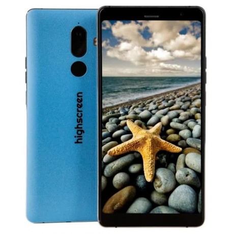 Смартфон Highscreen Power Five Max 2 4/64GB blue - фото 1