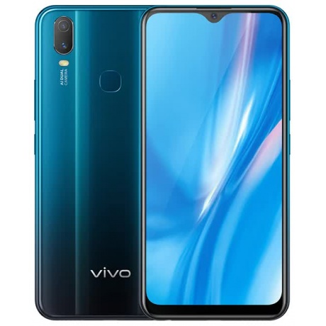 Смартфон Vivo Y11 3/32GB Mineral Blue - фото 1