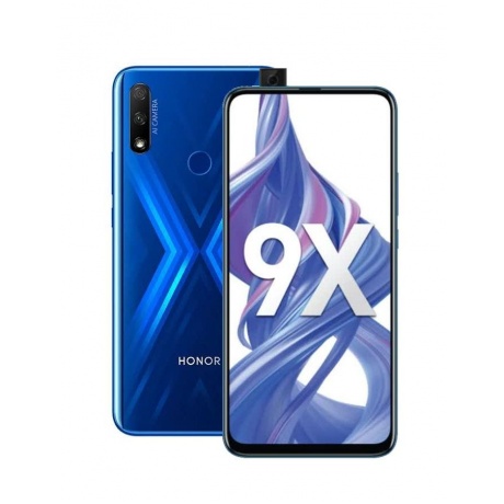 Смартфон Honor 9X 4/128GB Blue (51094TKE) - фото 1