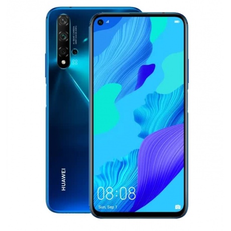 Смартфон HUAWEI Nova 5T Crush Blue - фото 1