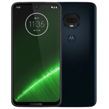 Смартфон Motorola Moto G7 Plus темно-синий - фото 1