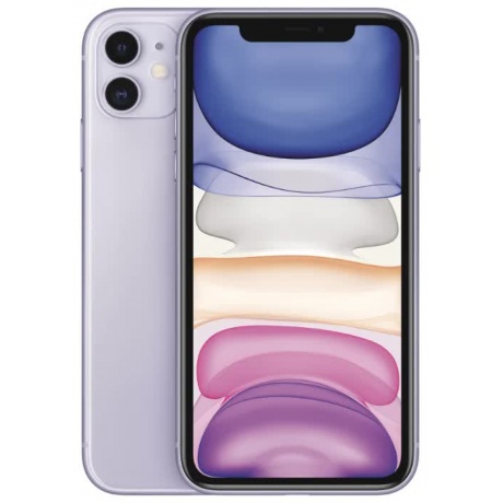 Смартфон Apple iPhone 11 256Gb Purple (MWMC2RU/A) - фото 1