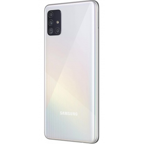 Смартфон Samsung Galaxy A51 A515F 128Gb White - фото 6