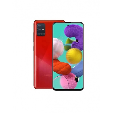Смартфон Samsung Galaxy A51 A515F 64Gb Red - фото 1