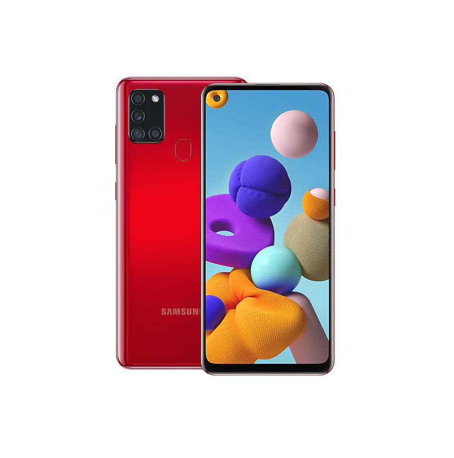 Смартфон Samsung Galaxy A21s 64Gb SM-A217F Red SM-A217FZROSER - фото 1