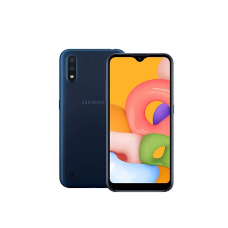 Смартфон Samsung Galaxy M01 32Gb SM-M015F Blue - фото 1