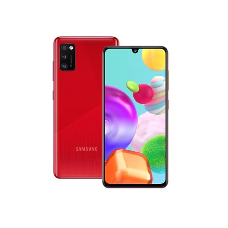 Смартфон Samsung Galaxy A41 64/4Gb SM-A415F Red + Яндекс Станция Мини - фото 1