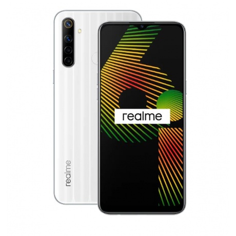 Смартфон Realme 6i 4/128Gb White Milk - фото 1