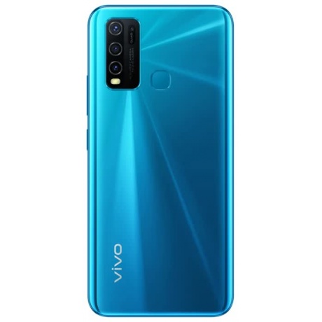 Смартфон Vivo Y30 64Gb Dazzle Blue - фото 3