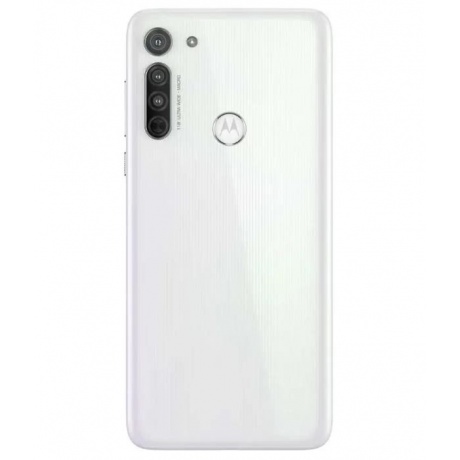 Смартфон Motorola G8 64Gb 4Gb белый моноблок 3G 4G 2Sim 6.4&quot; 720x1560 Android 10.0 16Mpix 802.11 b/g/n GPS GSM900/1800 GSM1900 MP3 FM A-GPS microSD max512Gb - фото 3