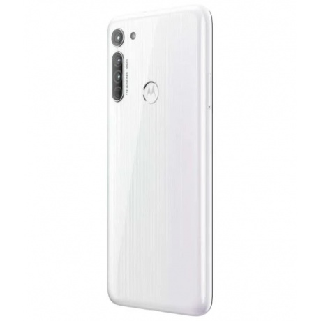 Смартфон Motorola G8 64Gb 4Gb белый моноблок 3G 4G 2Sim 6.4&quot; 720x1560 Android 10.0 16Mpix 802.11 b/g/n GPS GSM900/1800 GSM1900 MP3 FM A-GPS microSD max512Gb - фото 5