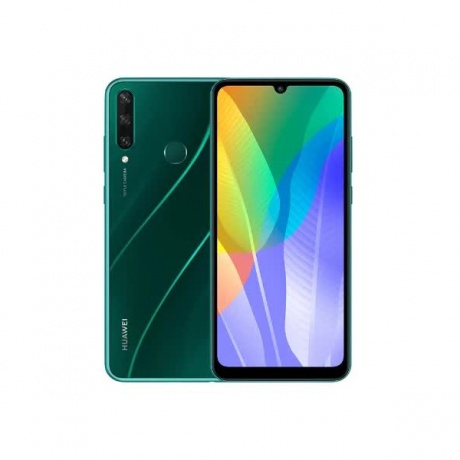 Смартфон Huawei Y6p 3/64Gb Emerald Green - фото 1