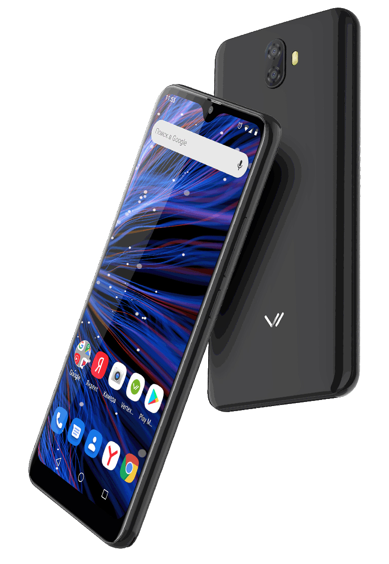 

Смартфон Vertex Pro P300 4G Black, Черный