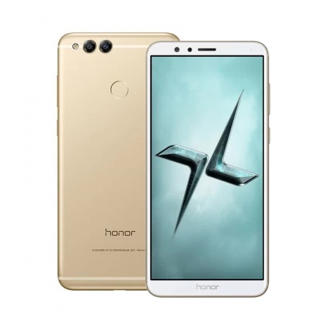Смартфон Honor 7X 64Gb Gold - фото 1
