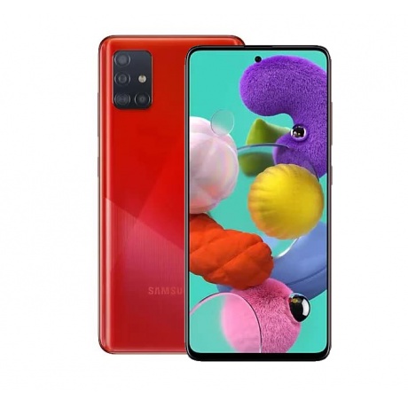 Смартфон Samsung Galaxy A51 A515F 64Gb Red уцененный - фото 1