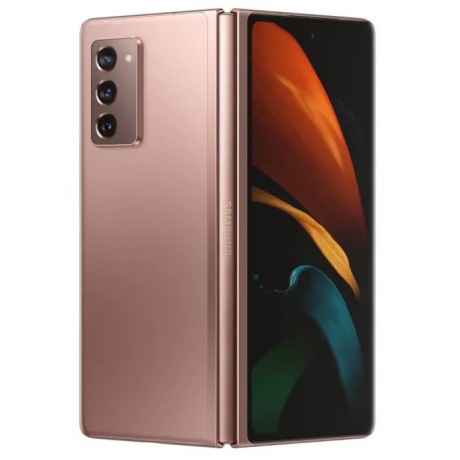Смартфон Samsung SM-F916B Galaxy Z Fold 2 12/256Gb Bronze - фото 1