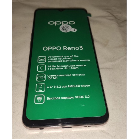 Смартфон OPPO Reno 3 (CPH2043) Белый уцененный - фото 2