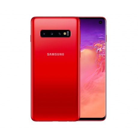 Смартфон Samsung Galaxy S10 G973F Red уцененный - фото 1