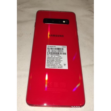 Смартфон Samsung Galaxy S10 G973F Red уцененный - фото 2