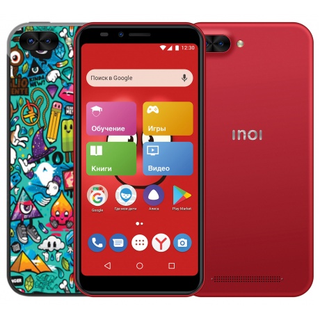 Смартфон INOI kPhone 3G Red уцененный - фото 1