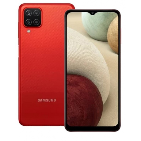 Смартфон Samsung Galaxy A12 32Gb A125F Red - фото 1