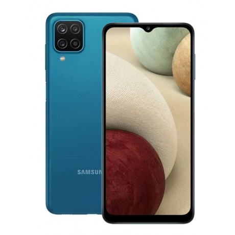 Смартфон Samsung Galaxy A12 32Gb A125F Blue - фото 1