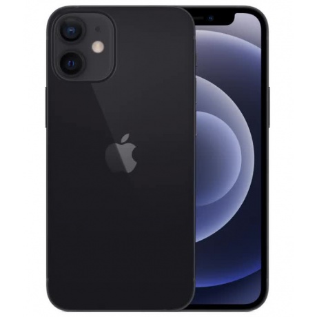 Смартфон Apple iPhone 12 mini 64Gb (MGDX3RU/A) Black - фото 2
