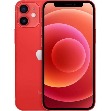 Смартфон Apple iPhone 12 mini 64Gb (MGE03RU/A) Red - фото 1