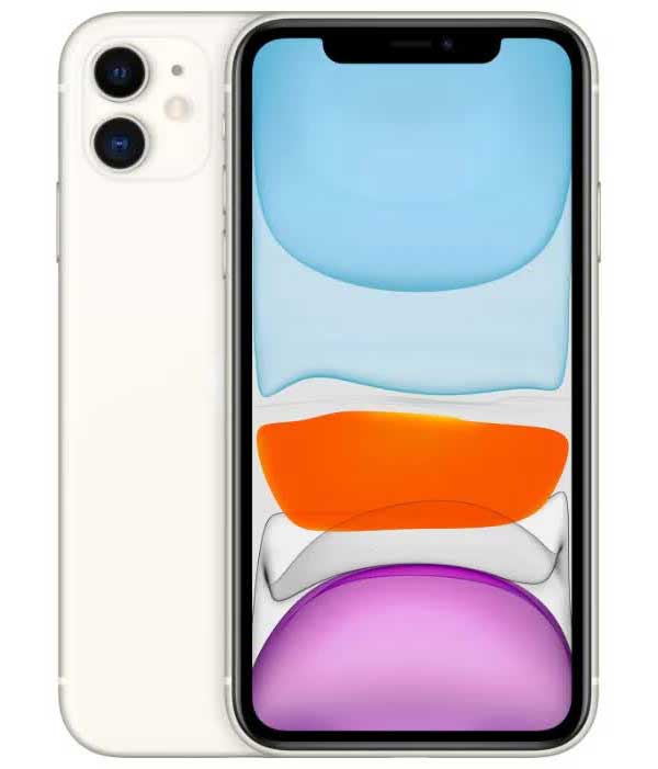 Смартфон Apple iPhone 11 (2020) 128GB (MHDJ3RU/A) White MHDJ3RU/A - фото 1