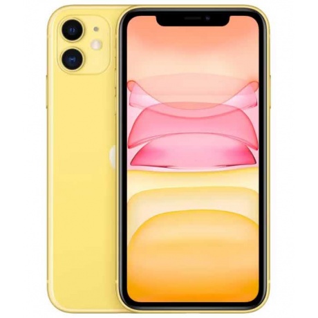 Смартфон Apple iPhone 11 128Gb (MHDL3RU/A) Yellow - фото 1