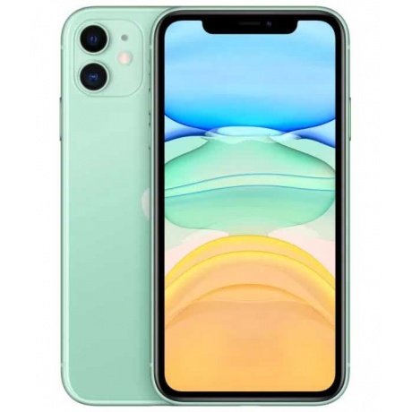 Смартфон Apple iPhone 11 64Gb (MHDG3RU/A) Green - фото 1