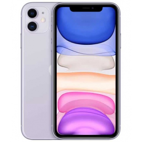 Смартфон Apple iPhone 11 64Gb (MHDF3RU/A) Purple - фото 1