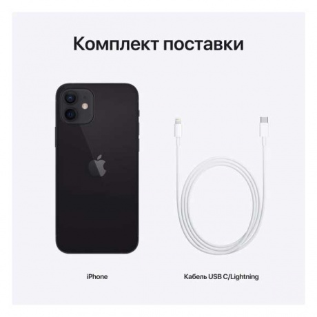 Смартфон Apple iPhone 12 256Gb (MGJG3RU/A) Black - фото 10