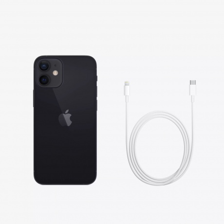 Смартфон Apple iPhone 12 Mini 128Gb (MGE33RU/A) Black - фото 4