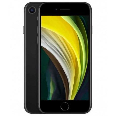 Смартфон Apple iPhone SE (2020) 128Gb (MHGT3RU/A) Black - фото 1