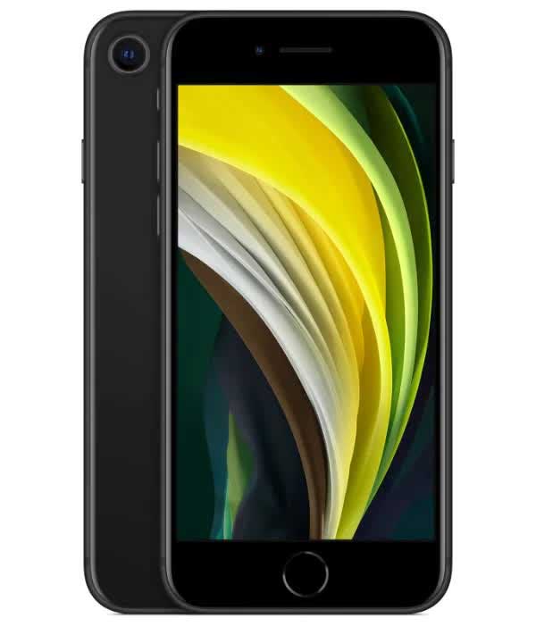Смартфон Apple iPhone SE (2020) 128Gb (MHGT3RU/A) Black MHGT3RU/A - фото 1