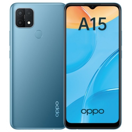 Смартфон Oppo A15 2/32Gb Blue - фото 1