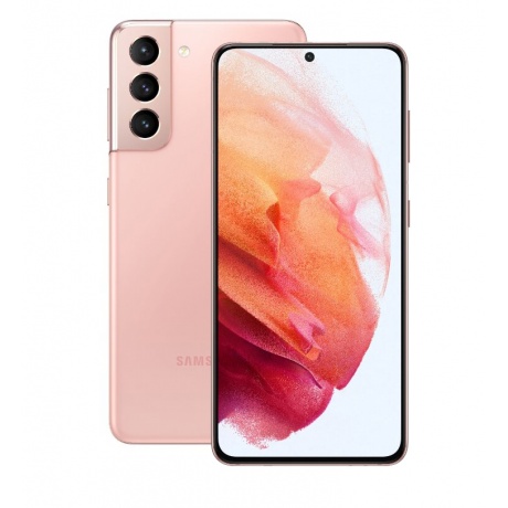 Смартфон Samsung Galaxy S21 G991 8/128Gb Розовый фантом - фото 1