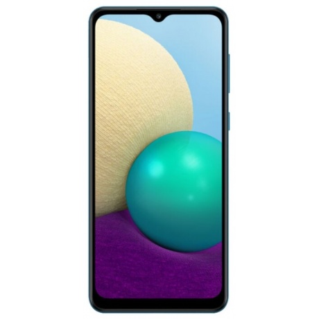 Смартфон Samsung Galaxy A02 A022 32Gb Blue - фото 2