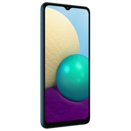 Смартфон Samsung Galaxy A02 A022 32Gb Blue - фото 4