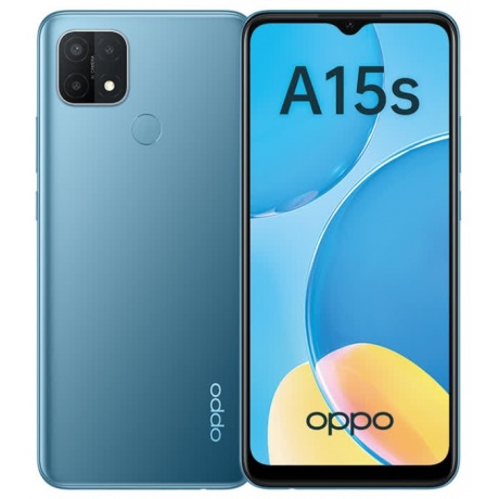 Смартфон Oppo A15s 4/64Gb Blue - фото 1