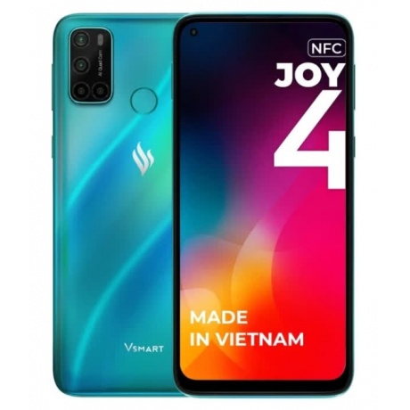Смартфон Vsmart Joy 4 4/64Gb Turquoise - фото 1